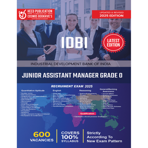 IDBI Junior Assistant Manager Grade O (English)