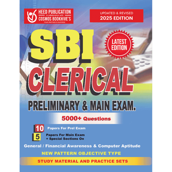 SBI CLERK PRELIMS AND MAINS - STUDY MATERIAL + PRACTICE SETS