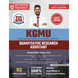 KGMU-QUANTITATIVE RESERACH ASSISTANT ENGLISH