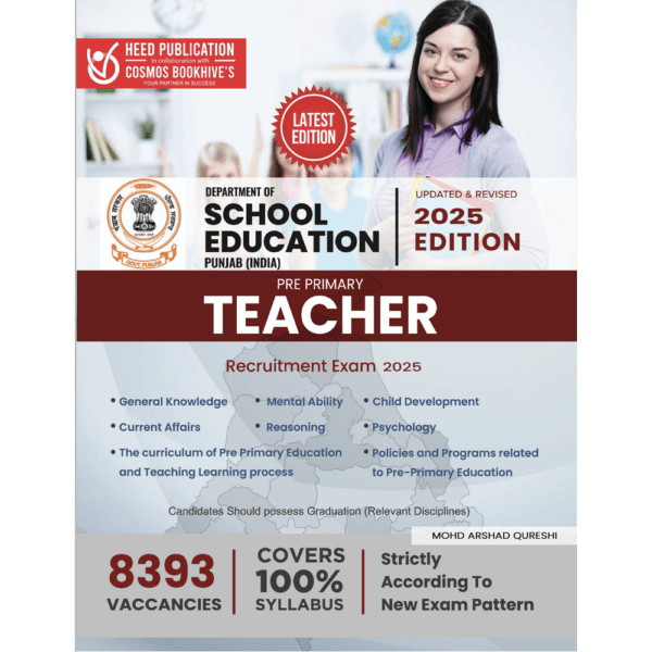 DEPARTMENT OF SCHOOL EDUCATION PUNJAB (INDIA) - PRE PRIMARY TEACHER