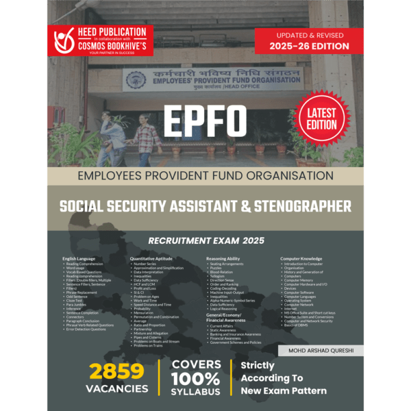 EPFOSOCIAL SECURITY ASSISTANT & STENOGRAPHER